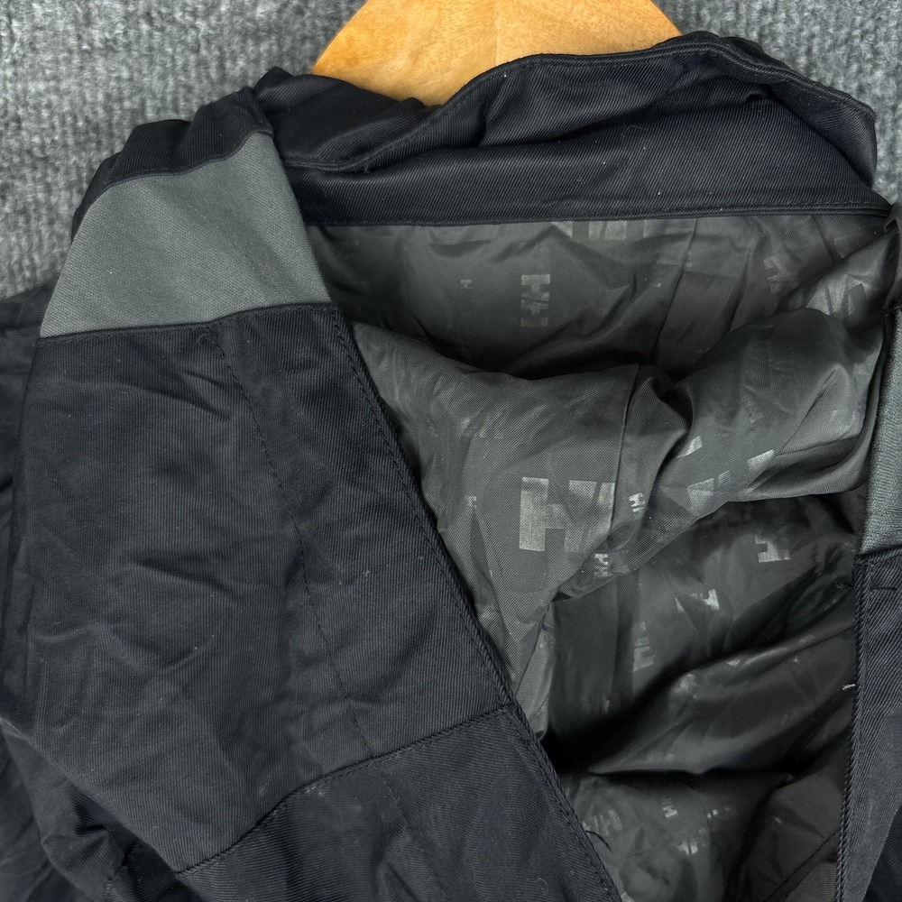 Y2K Helly Hansen Ski Jacket Shell Womens Medium HellyTech Black Full Zip - Picture 8 of 16